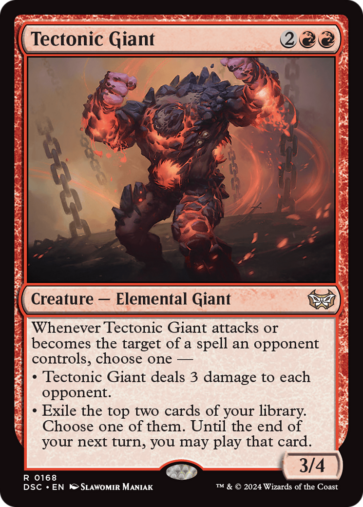 Tectonic Giant [Duskmourn: House of Horror Commander] | I Want That Stuff Brandon