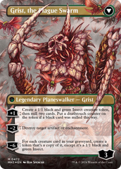 Grist, Voracious Larva // Grist, the Plague Swarm (Borderless) (Textured Foil) [Modern Horizons 3] | I Want That Stuff Brandon