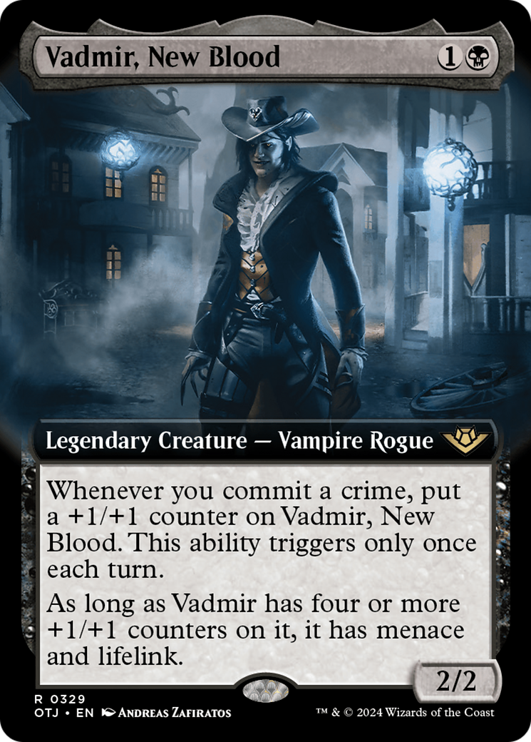 Vadmir, New Blood (Extended Art) [Outlaws of Thunder Junction] | I Want That Stuff Brandon