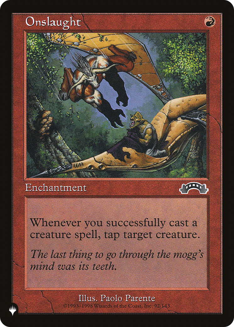 Onslaught [The List] | I Want That Stuff Brandon