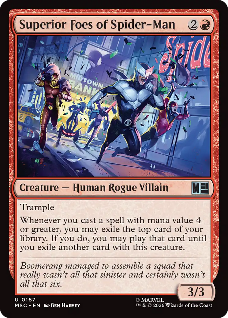 Superior Foes of Spider-Man (Surge Foil) [Marvel Super Heroes Commander] | I Want That Stuff Brandon