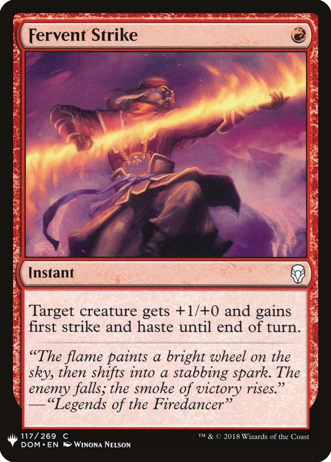 Fervent Strike [Mystery Booster] | I Want That Stuff Brandon