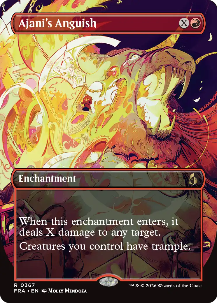 Ajani's Anguish (Borderless) [Reality Fracture] | I Want That Stuff Brandon