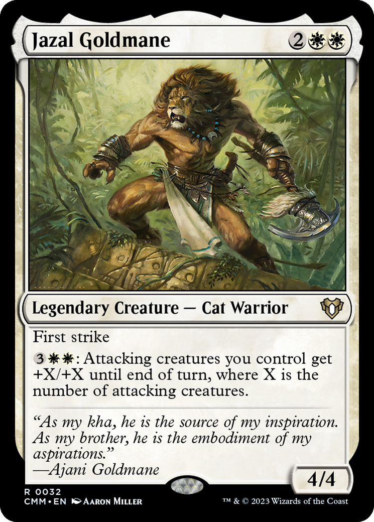 Jazal Goldmane [Commander Masters] | I Want That Stuff Brandon