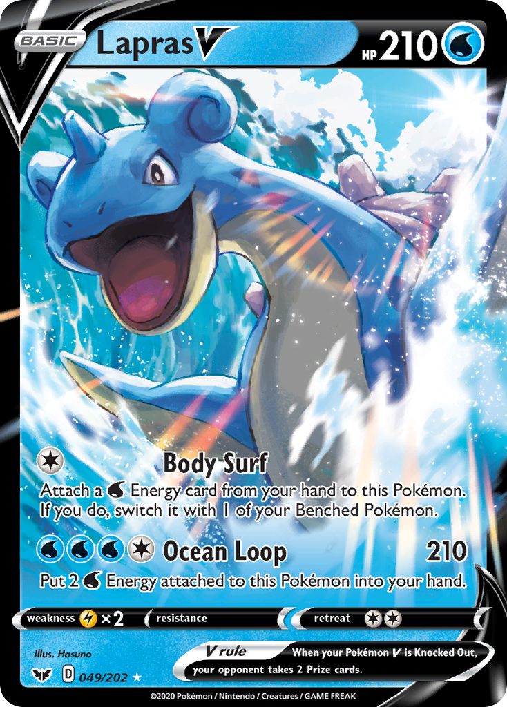 Lapras V (049/202) [Sword & Shield: Base Set] | I Want That Stuff Brandon