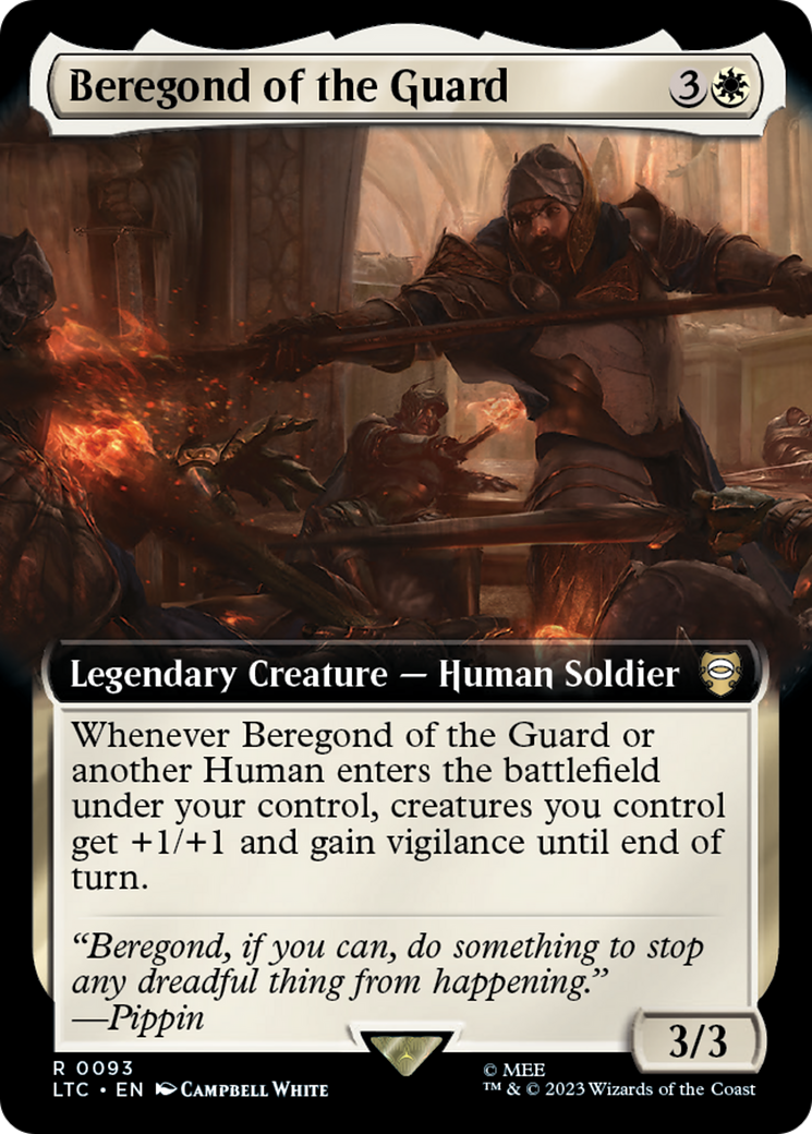 Beregond of the Guard (Extended Art) [The Lord of the Rings: Tales of Middle-Earth Commander] | I Want That Stuff Brandon