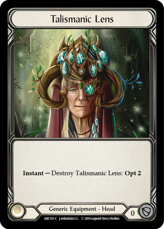 Talismanic Lens [ARC151-C] (Arcane Rising)  1st Edition Cold Foil | I Want That Stuff Brandon