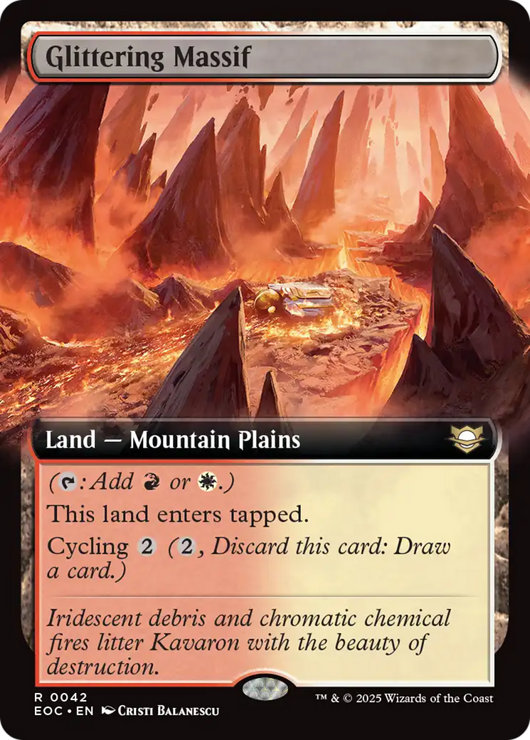 Glittering Massif (Extended Art) [Edge of Eternities Commander] | I Want That Stuff Brandon
