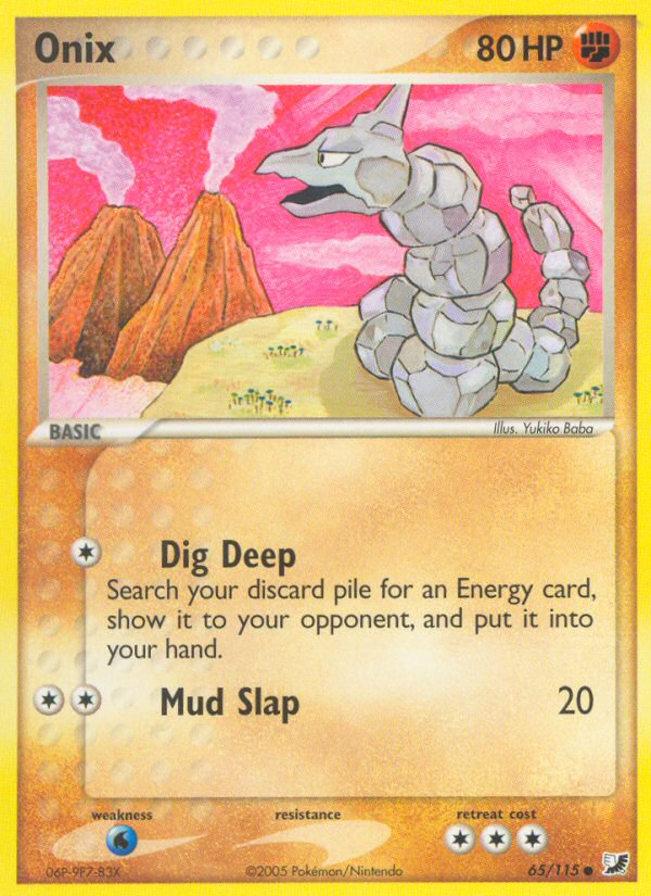 Onix (65/115) [EX: Unseen Forces] | I Want That Stuff Brandon