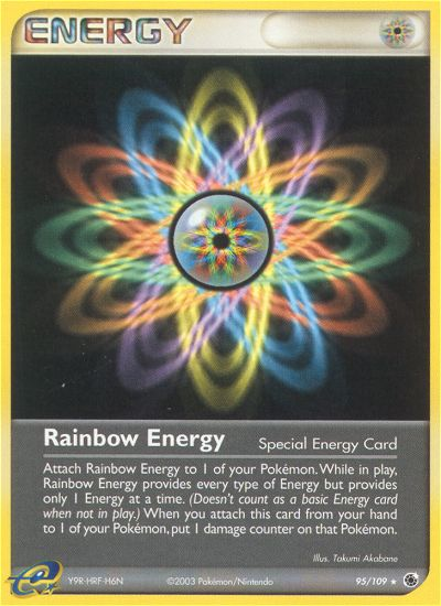 Rainbow Energy (95/109) [EX: Ruby & Sapphire] | I Want That Stuff Brandon