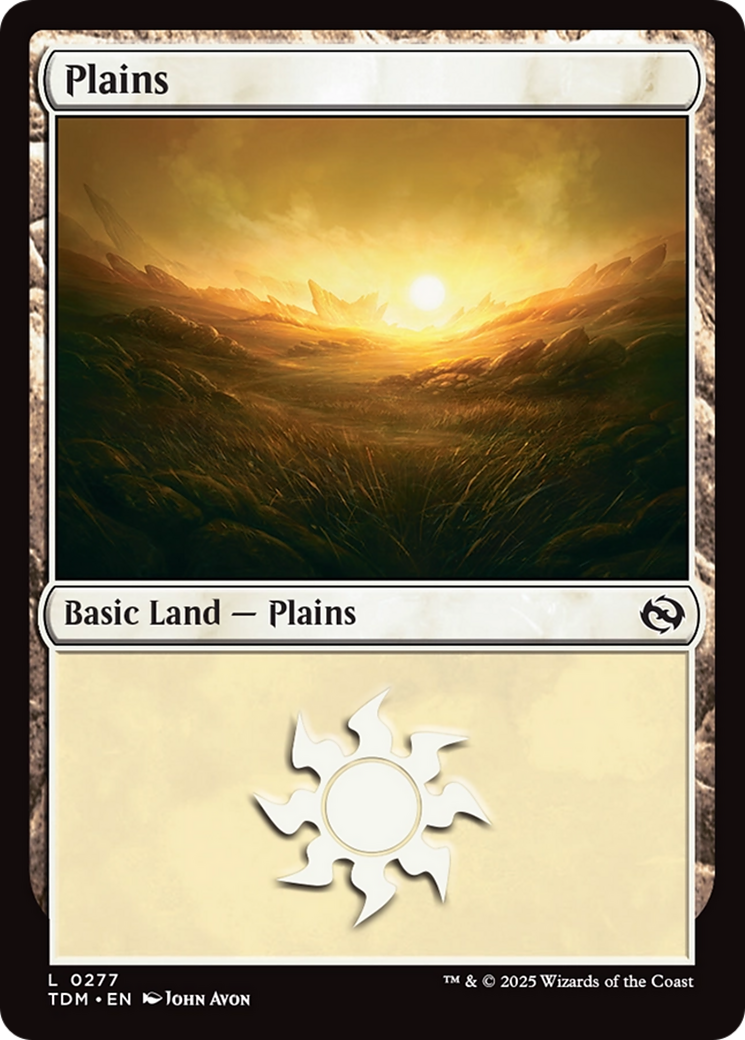 Plains (0277) [Tarkir: Dragonstorm] | I Want That Stuff Brandon