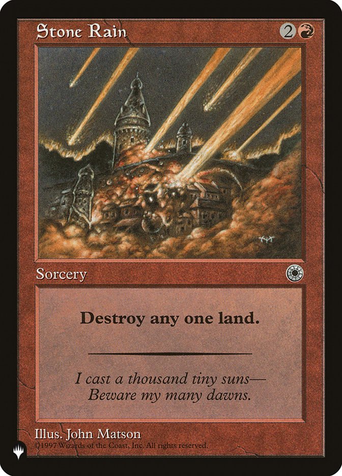 Stone Rain [The List] | I Want That Stuff Brandon