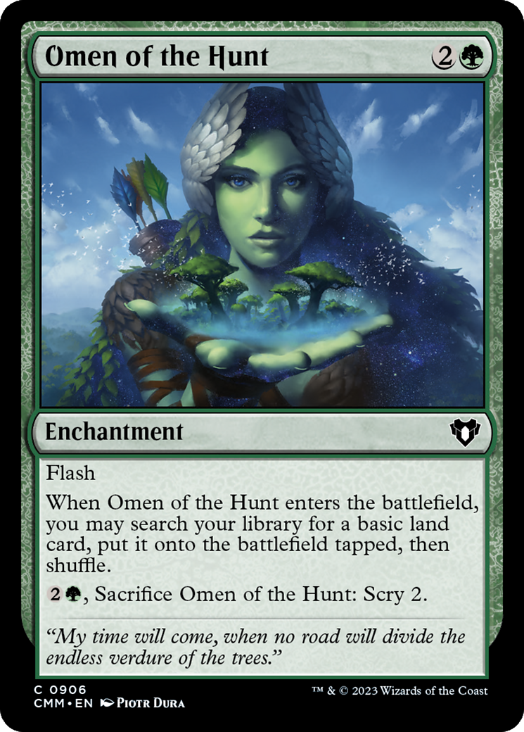 Omen of the Hunt [Commander Masters] | I Want That Stuff Brandon