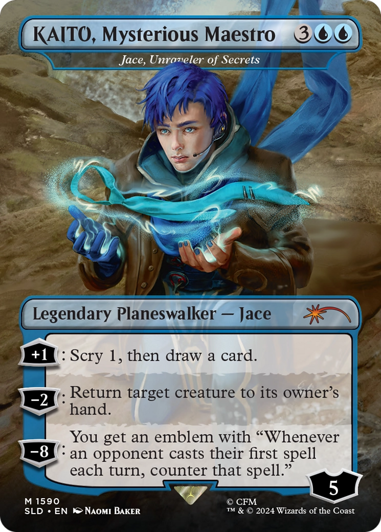 KAITO, Mysterious Maestro - Jace, Unraveler of Secrets [Secret Lair Drop Series] | I Want That Stuff Brandon