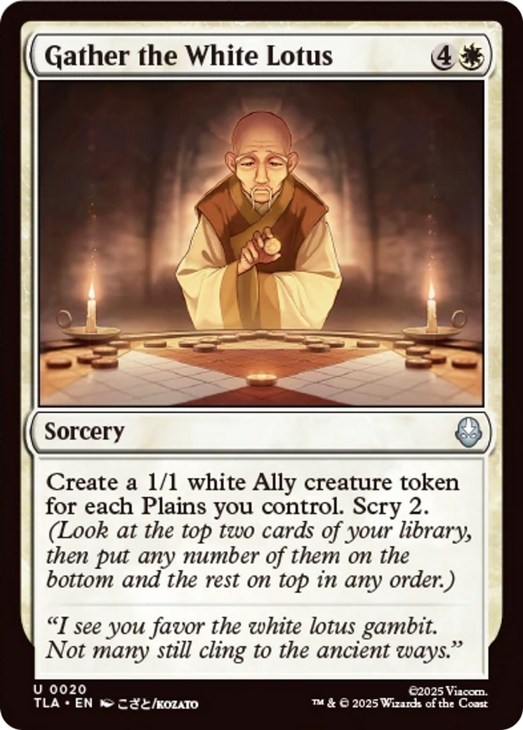 Gather the White Lotus [Avatar: The Last Airbender] | I Want That Stuff Brandon