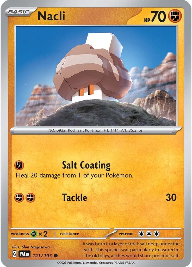 Nacli (121/193) [Scarlet & Violet: Paldea Evolved] | I Want That Stuff Brandon