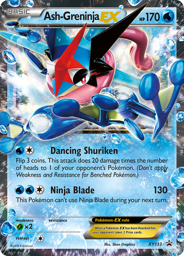 Ash-Greninja EX (XY133) [XY: Black Star Promos] | I Want That Stuff Brandon