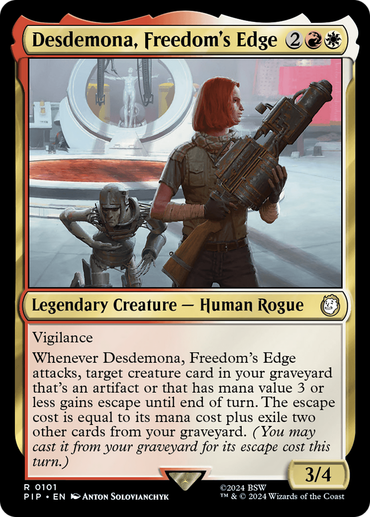 Desdemona, Freedom's Edge [Fallout] | I Want That Stuff Brandon