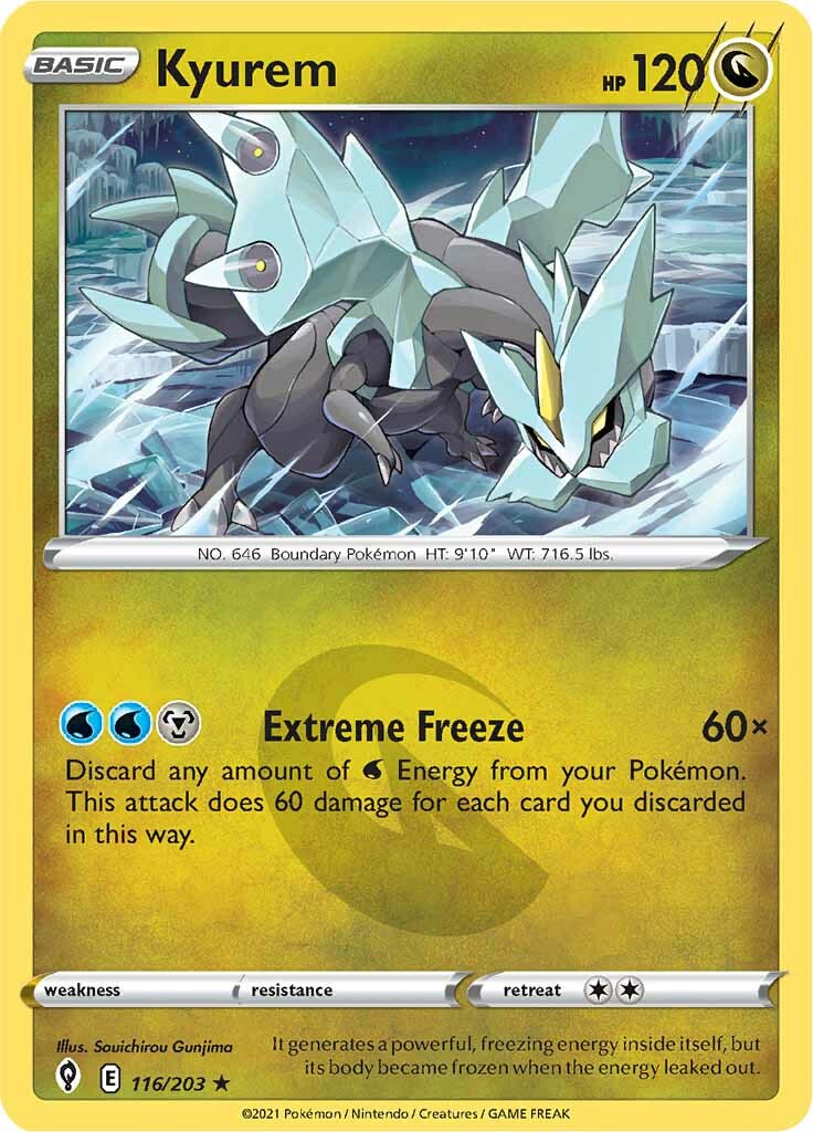 Kyurem (116/203) [Sword & Shield: Evolving Skies] | I Want That Stuff Brandon