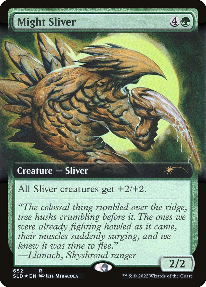 Might Sliver (Extended Art) [Secret Lair Drop Promos] | I Want That Stuff Brandon