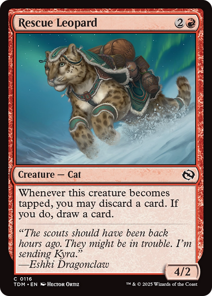 Rescue Leopard [Tarkir: Dragonstorm] | I Want That Stuff Brandon