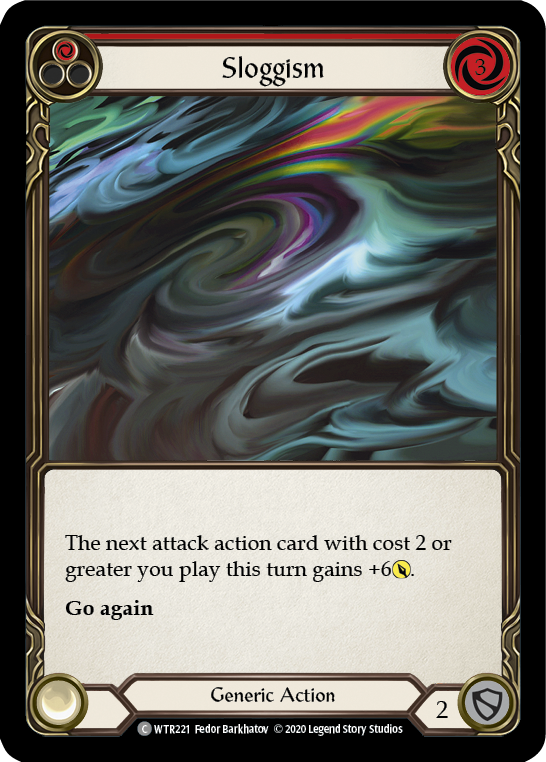 Sloggism (Red) [U-WTR221] (Welcome to Rathe Unlimited)  Unlimited Rainbow Foil | I Want That Stuff Brandon