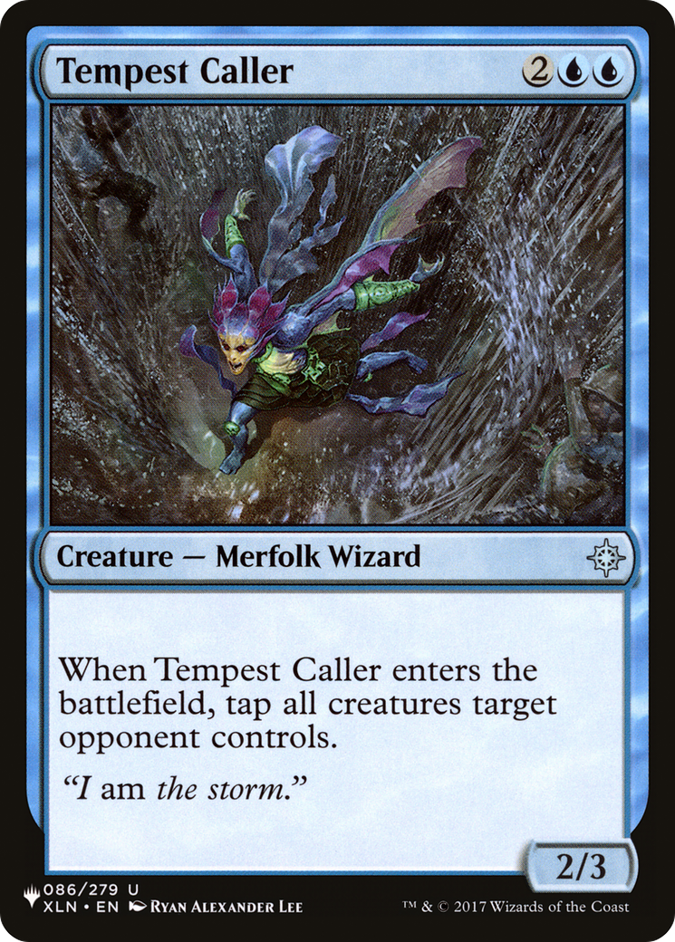 Tempest Caller [The List Reprints] | I Want That Stuff Brandon