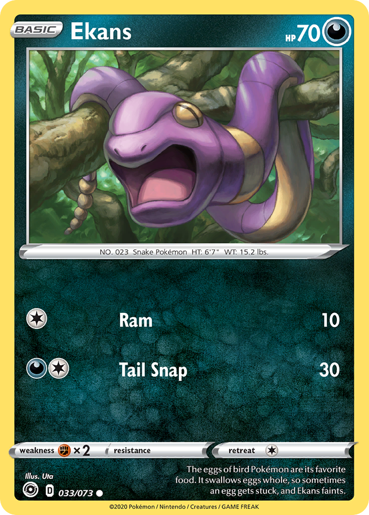 Ekans (033/073) [Sword & Shield: Champion's Path] | I Want That Stuff Brandon