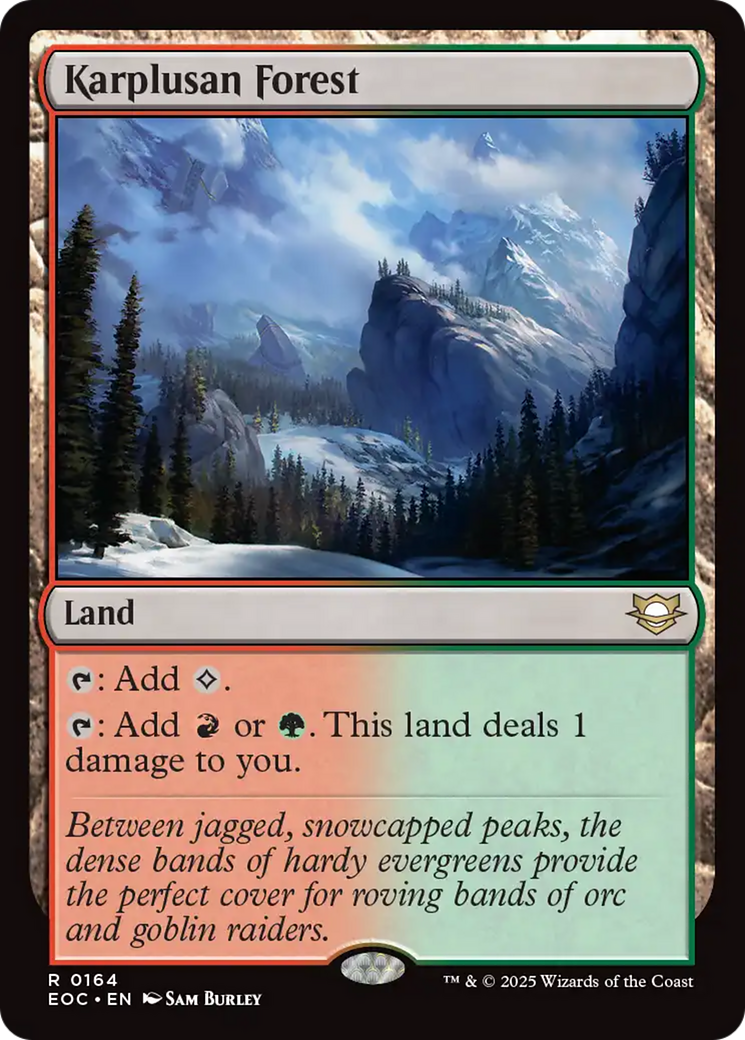 Karplusan Forest [Edge of Eternities Commander] | I Want That Stuff Brandon