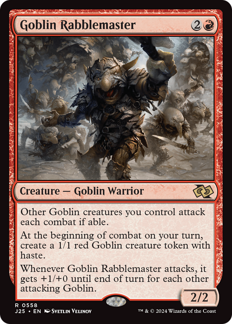 Goblin Rabblemaster [Foundations Jumpstart] | I Want That Stuff Brandon