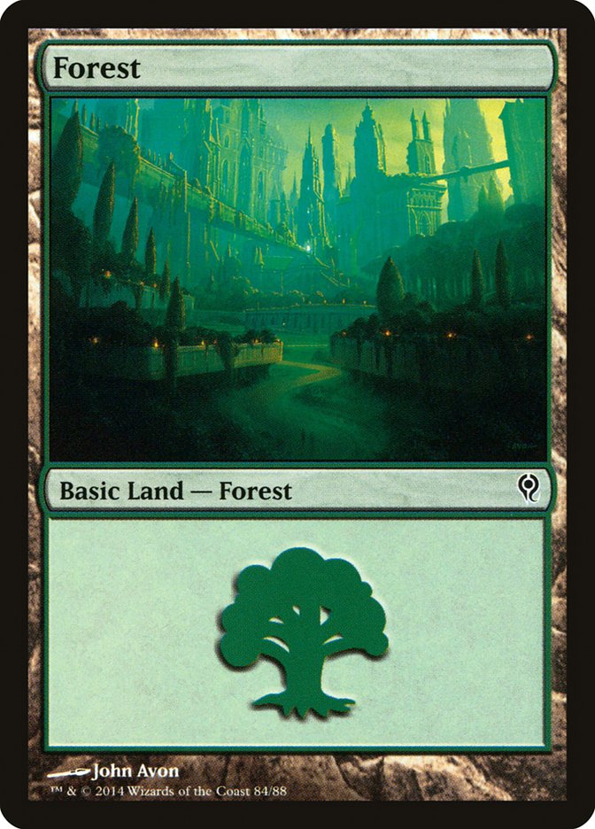 Forest (84) [Duel Decks: Jace vs. Vraska] | I Want That Stuff Brandon