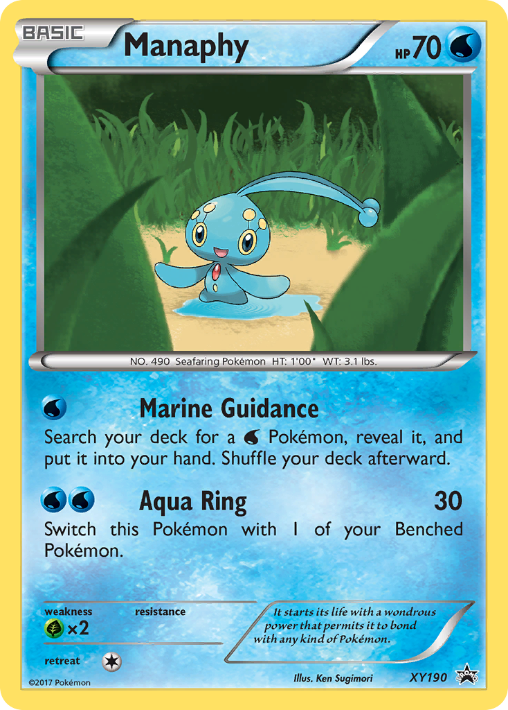 Manaphy (XY190) [XY: Black Star Promos] | I Want That Stuff Brandon