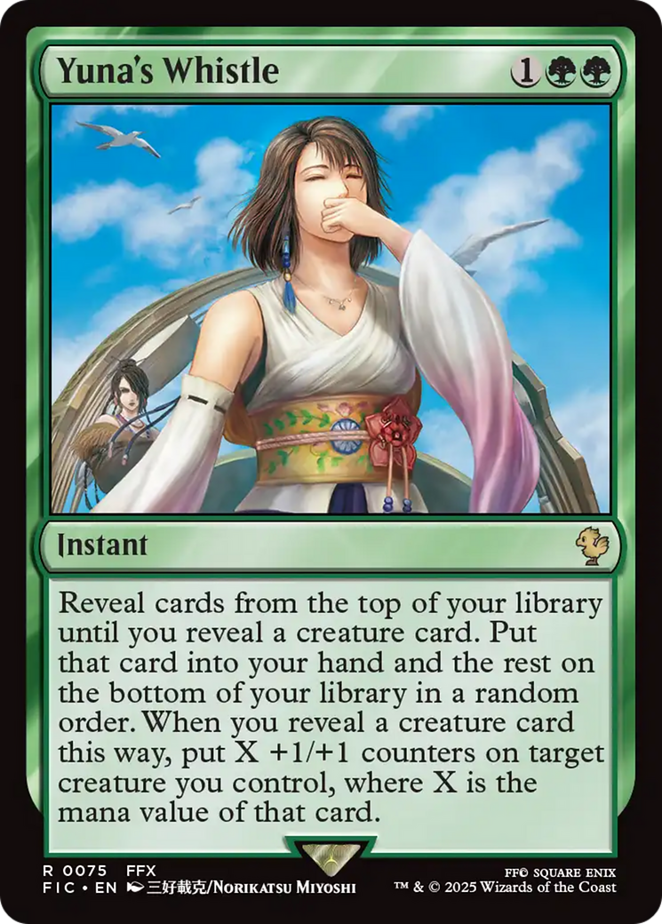 Yuna's Whistle [FINAL FANTASY Commander] | I Want That Stuff Brandon