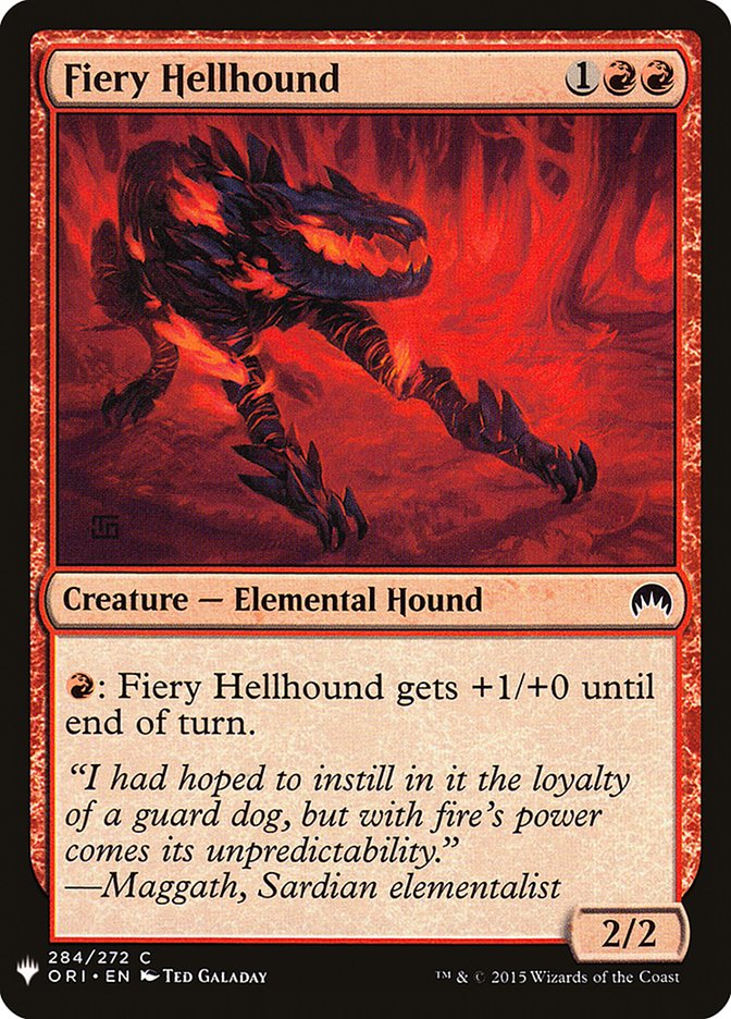 Fiery Hellhound [Mystery Booster] | I Want That Stuff Brandon