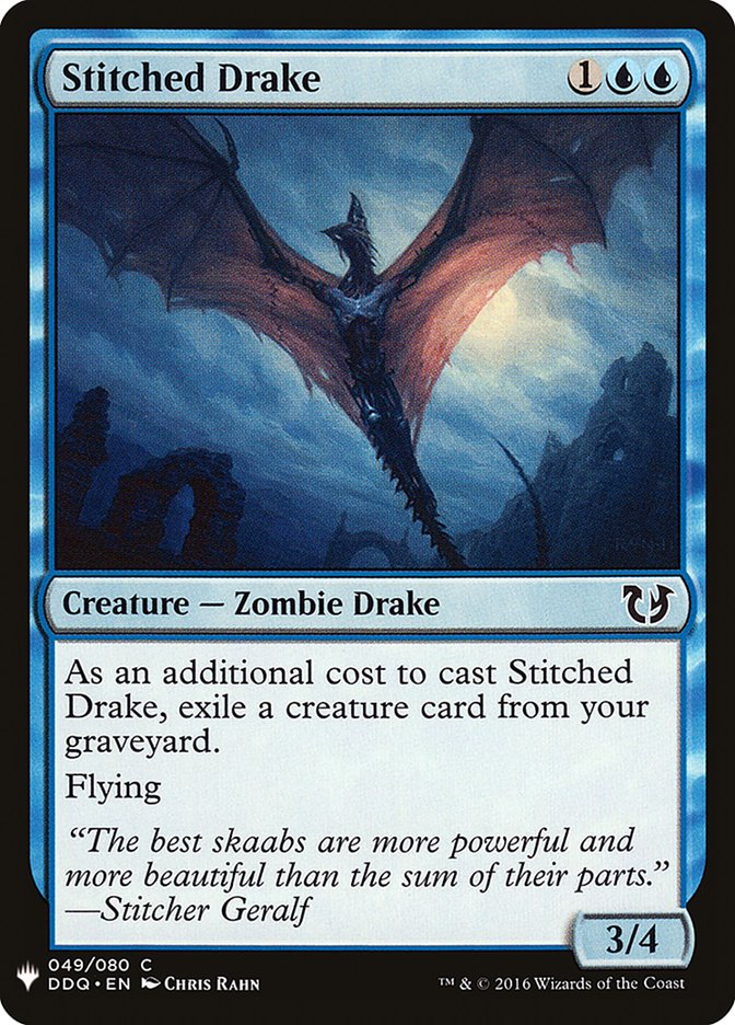 Stitched Drake [Mystery Booster] | I Want That Stuff Brandon