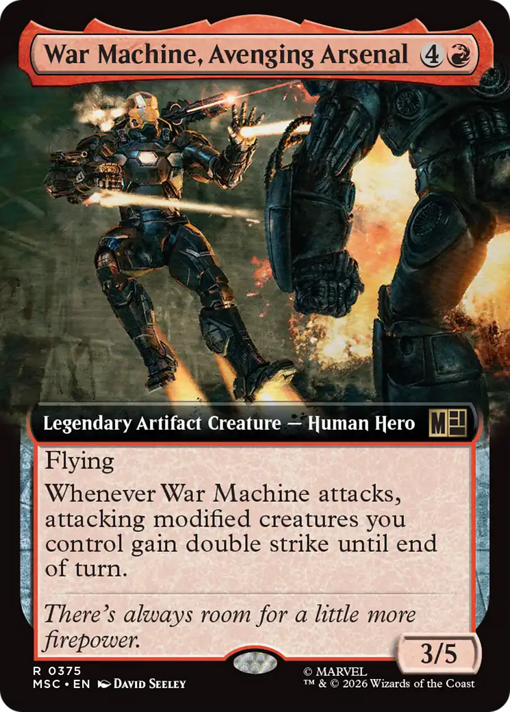War Machine, Avenging Arsenal (Extended Art) [Marvel Super Heroes Commander] | I Want That Stuff Brandon
