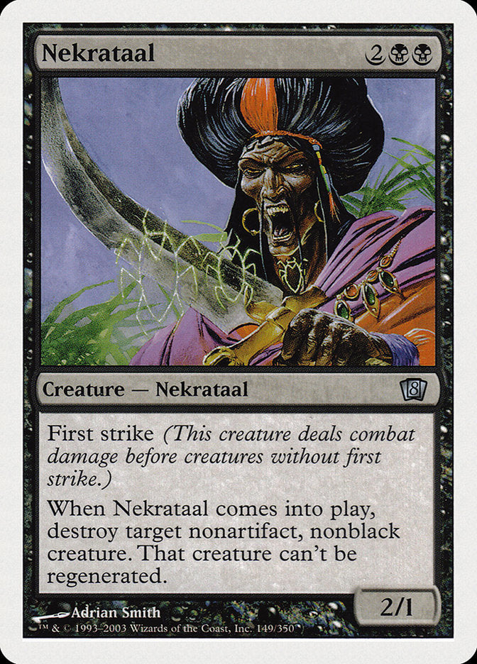 Nekrataal (8th Edition) [Oversize Cards] | I Want That Stuff Brandon