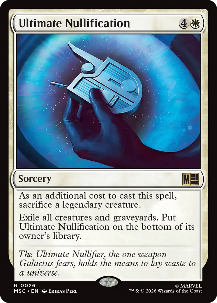 Ultimate Nullification (Surge Foil) [Marvel Super Heroes Commander] | I Want That Stuff Brandon