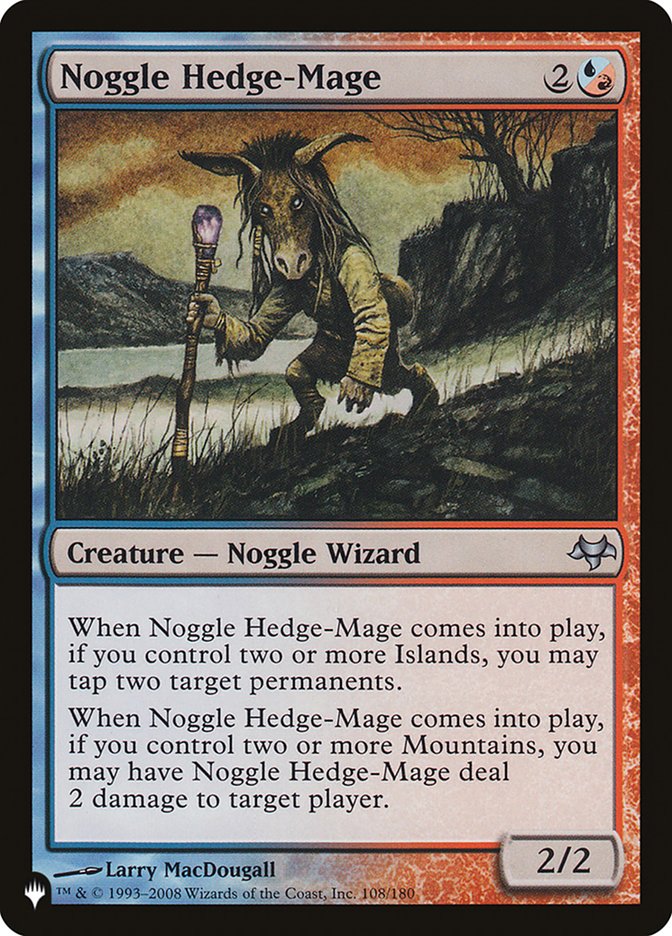 Noggle Hedge-Mage [The List] | I Want That Stuff Brandon