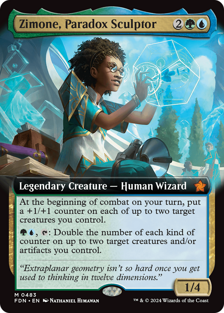 Zimone, Paradox Sculptor (Extended Art) [Foundations] | I Want That Stuff Brandon