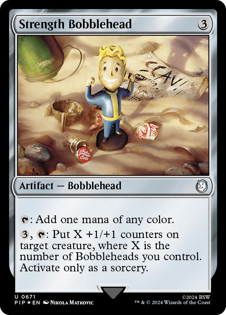 Strength Bobblehead (Surge Foil) [Fallout] | I Want That Stuff Brandon