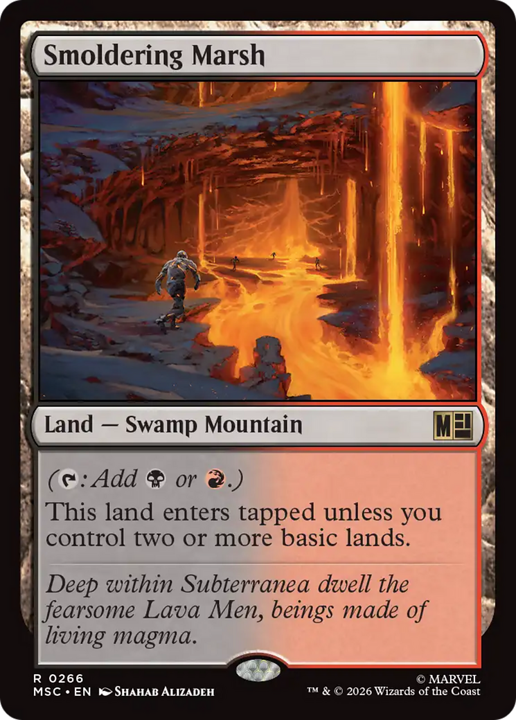 Smoldering Marsh [Marvel Super Heroes Commander] | I Want That Stuff Brandon