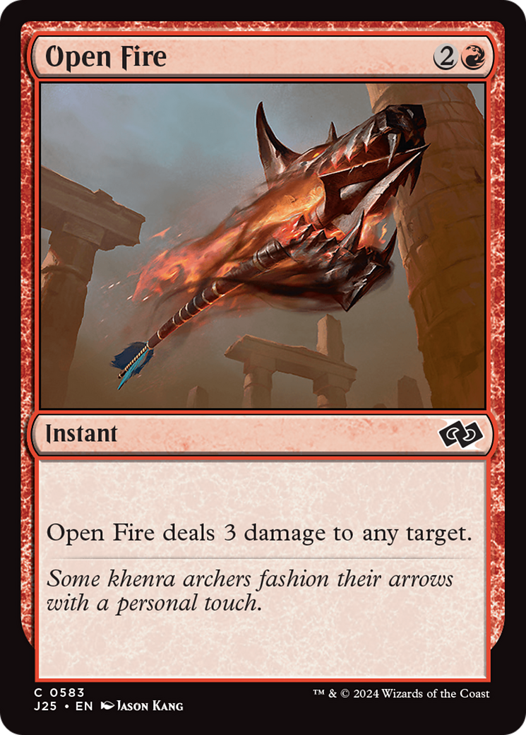 Open Fire [Foundations Jumpstart] | I Want That Stuff Brandon