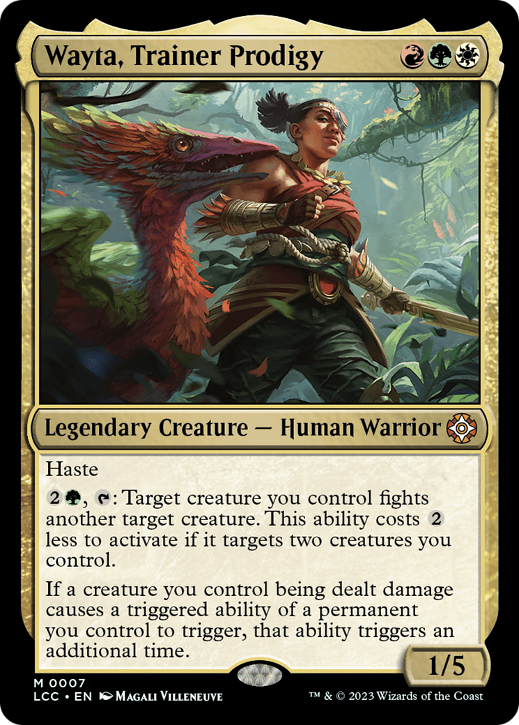 Wayta, Trainer Prodigy [The Lost Caverns of Ixalan Commander] | I Want That Stuff Brandon