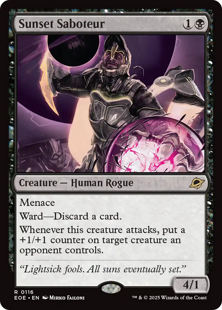 Sunset Saboteur [Edge of Eternities] | I Want That Stuff Brandon