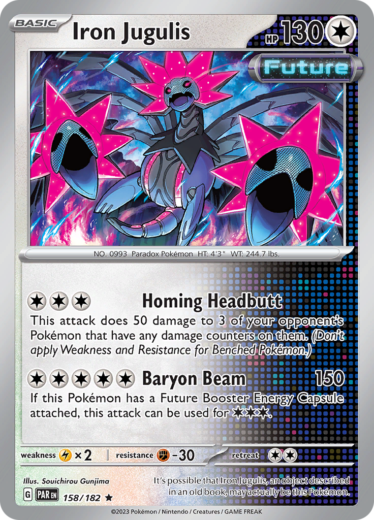 Iron Jugulis (158/182) [Scarlet & Violet: Paradox Rift] | I Want That Stuff Brandon