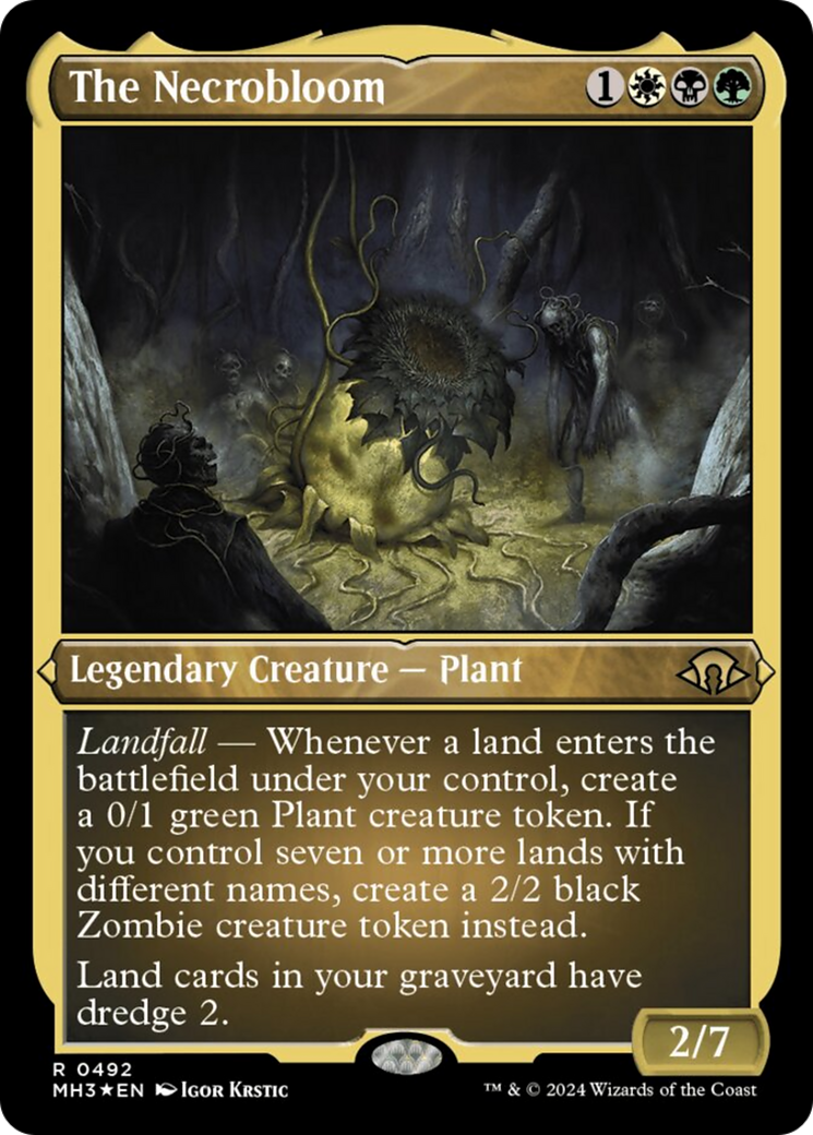 The Necrobloom (Foil Etched) [Modern Horizons 3] | I Want That Stuff Brandon