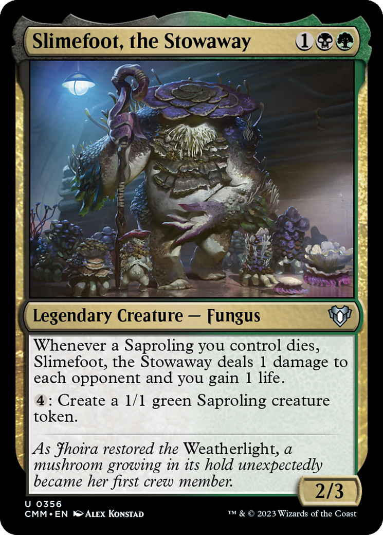 Slimefoot, the Stowaway [Commander Masters] | I Want That Stuff Brandon