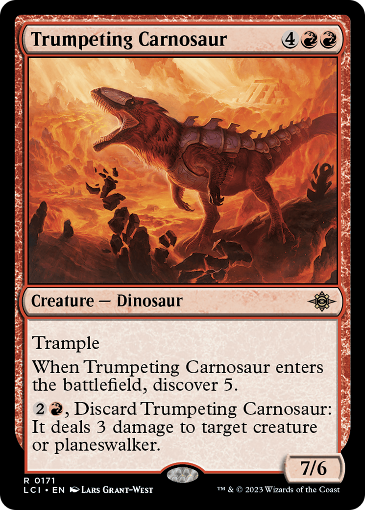 Trumpeting Carnosaur [The Lost Caverns of Ixalan] | I Want That Stuff Brandon