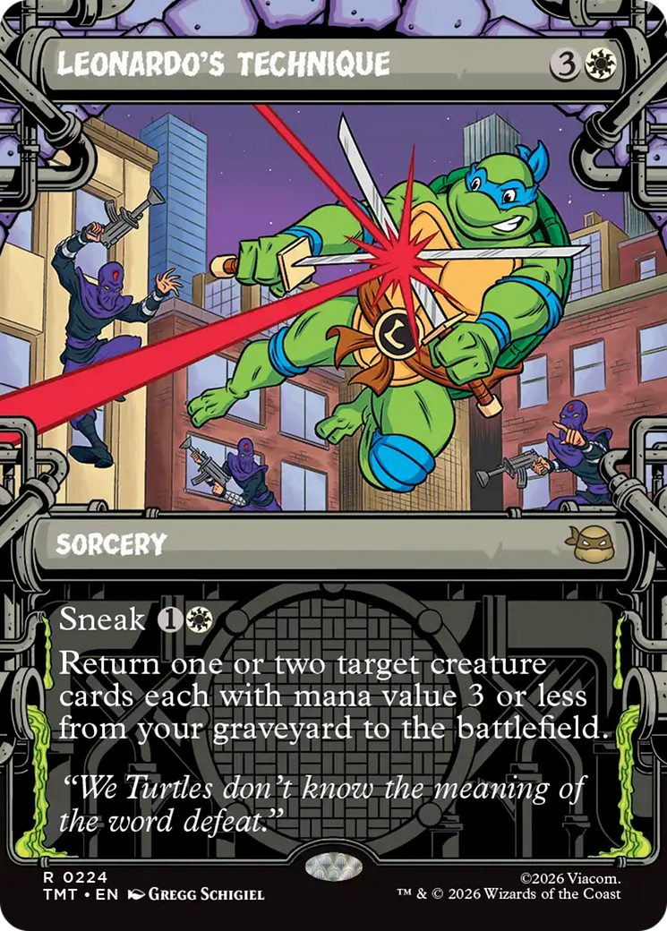 Leonardo's Technique (Showcase) [Teenage Mutant Ninja Turtles] | I Want That Stuff Brandon